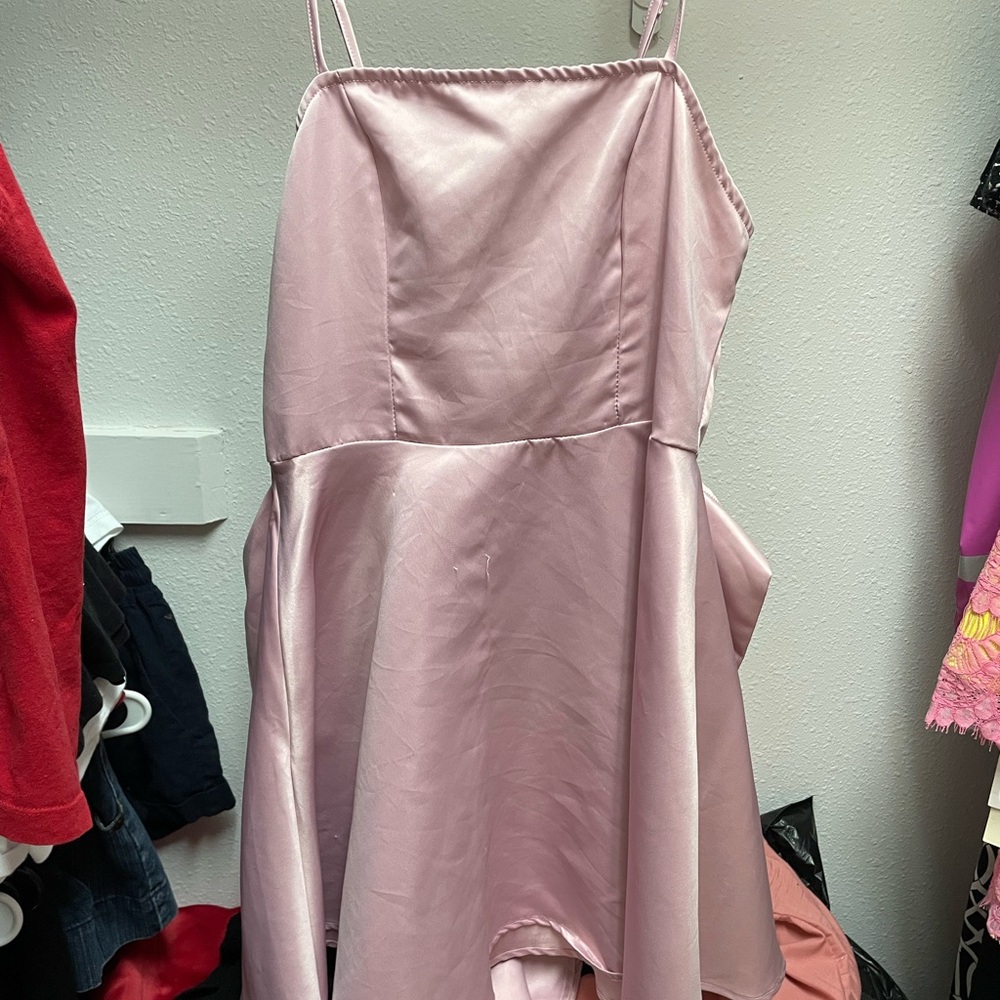 shein bow dress